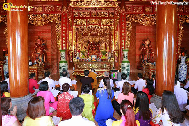 cong dong gia qua tot vieng tham chua danh lam