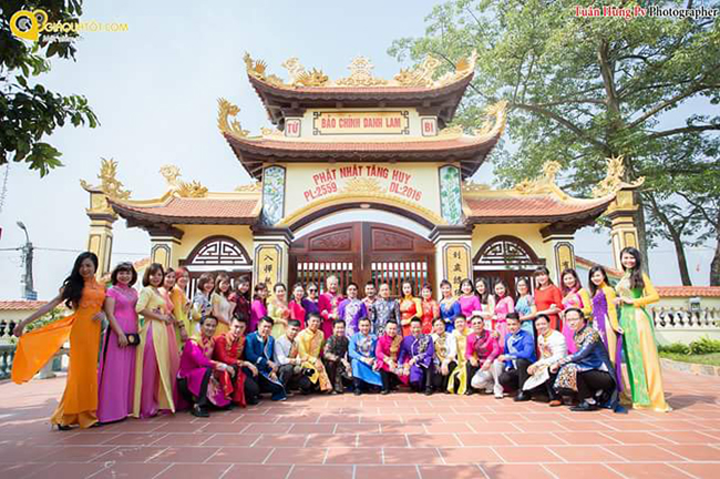 cong dong gia qua tot vieng tham chua danh lam